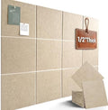 48" x 36" Large Felt Bulletin Board 1/2" Thick, Tan