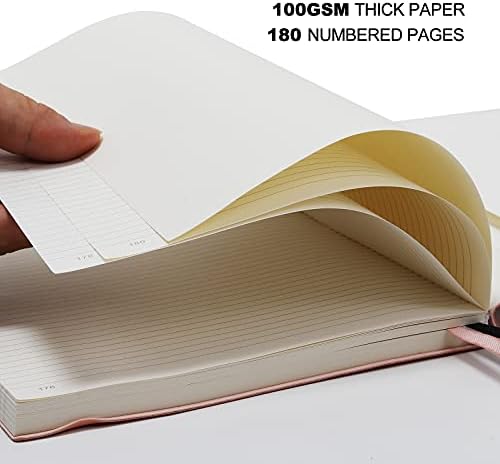 College Ruled Notebook B5, Total 376 Numbered Pages 7.6'' x 10''(BLUE)