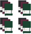 ViVin 12 Pack A5 Hardcover Lined Notebook,192 pg College Ruled 5.5x8.3