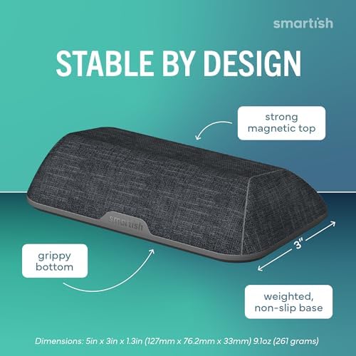 Smartish Magnetic Cord Holder, Bigger Cable Wrangler, Office Desk Organizer