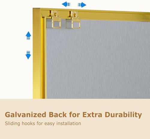 Large Magnetic Whiteboard, 36" x 24" Dry Erase White Board for Wall