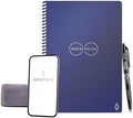 Rocketbook Core Reusable Spiral Notebook, Executive Size 6x8.8, Navy Blue - Dotted Pages, App-Connected, Erasable, Durable Cover, Ideal for School, Work, and Creative Projects