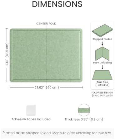 Fluxynara 23.6" x 17.1" Bulletin Board, Moss Green