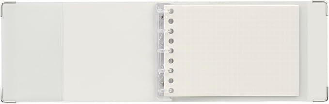 Maruman FM64-06 Loose Leaf Binder, Yuance Mini, 5 Holes, White