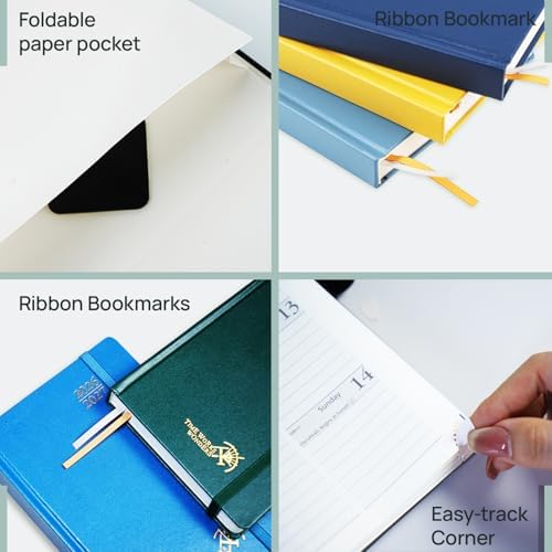 POPRUN 2026-2027 Daily Planner One Page Per Day, 5.75" x 8.5" Day Planner