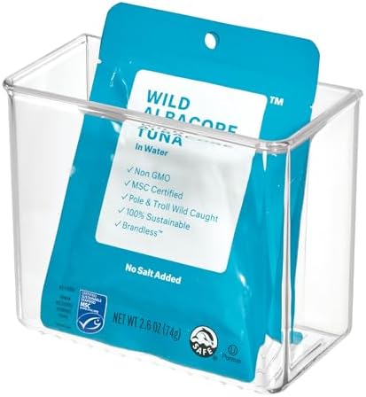 iDesign Adhesive Organizer Bin - Clear