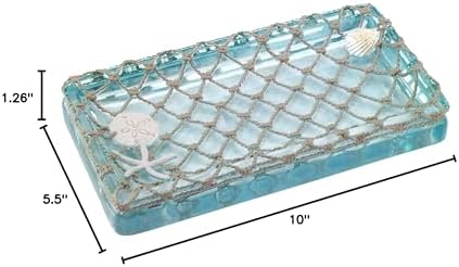Avanti Linens - Vanity Tray, Coastal Home Decor, Seaglass