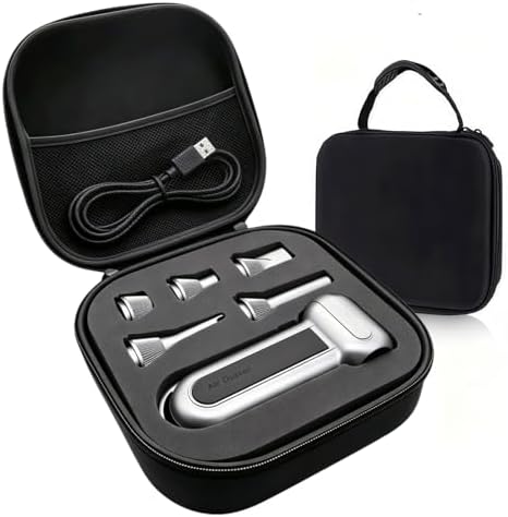 YouKnow Travel Case Compatible with WOLFBOX MF100 /MF60/MF70 Compressed Air Duster - Custom Foam Organizer for Blower Tool & Accessories (Only Case) (Black)