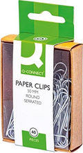 Q-Connect KF02025Q Paperclip 50mm Corrugated, 10 Packs of 40, 400 Total (Pack of 10)