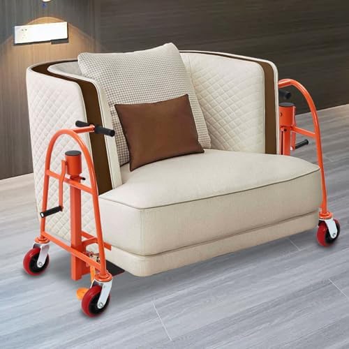 Manual Furniture Move Tool, 1300lbs Split Design Heavy Duty Moving Tool Set Refrigerator Handling Equipment for Moving Offices (Orange)