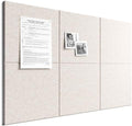 Bumusty 36"x 24" Large Felt Bulletin Board Tiles, Oatmeal