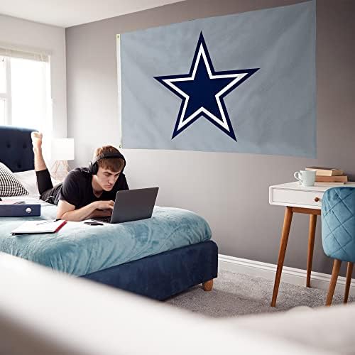NFL Rico Industries Standard 3' x 5' Banner Flag Single Sided - Indoor or Outdoor - Home Décor