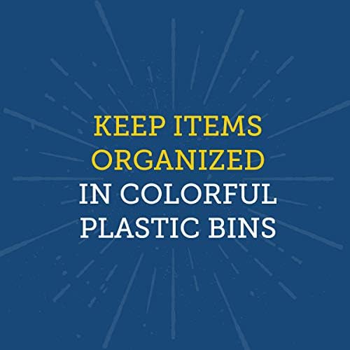 Really Good Stuff Large Plastic Book Baskets, 13.25" by 10" by 5.5"-12-Pack