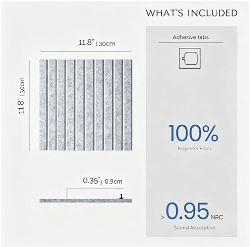 Felt Bulletin Board 36"x 24"-6 Felt Tiles Cork Board Wall Panels Home Office Wall Fabric Pin Board for Classroom/Kids Art Display/Photo Picture Wall/Acoustic,Self-Adhesive,Light Grey