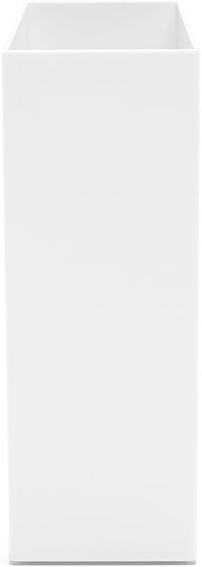 Poppin Hanging File Organizer - File Folder Organizer for Hanging Files, Open Top Design for Easy Access, Lacquer-Like Finish, Stylish Design, Ideal File Organizer for Desk (White)