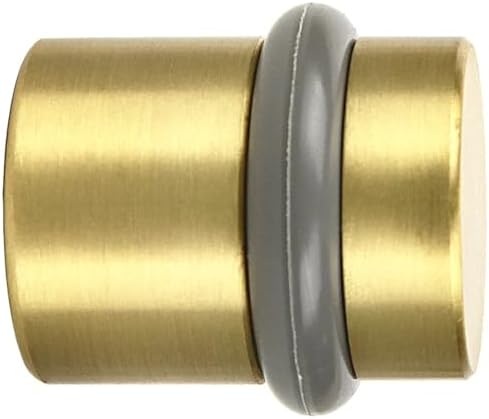 Design House Cylindrical Doorstop, Satin Brass