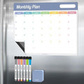 loukin Static Cling Monthly Dry Erase Calendar, Whiteboard Planner