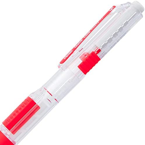 Pentel Quick Click Mechanical Pencil, (0.5mm) Fine Line, Canister, Assorted Colors (A/B/C/N/V), 36-PK (PD215PC36M)