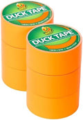 Duck Brand Color Duct Tape, 1.88 in. x 15 yd, 6-Roll, Neon Orange (1265019_C)