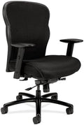 HON Wave Big and Tall Ergonomic Office Chair, Heavy Duty Desk Chair, Black