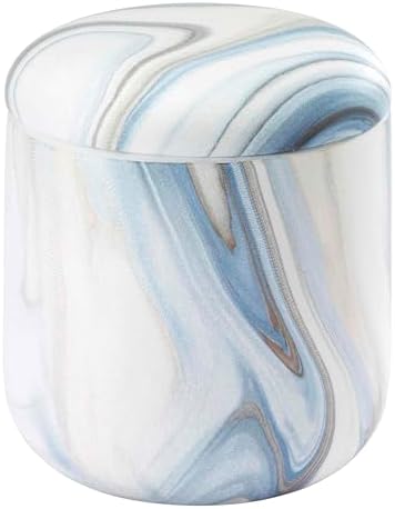 Avanti Linens - Covered Jar, Organizer, Home Decor, Waves