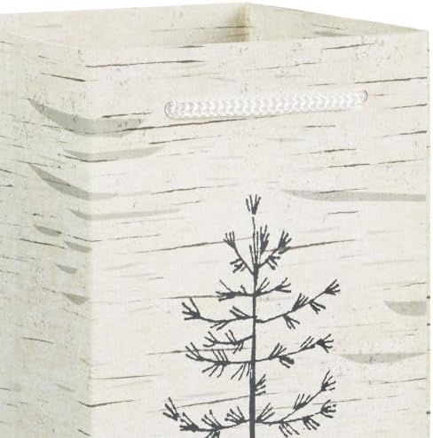 Hallmark Assorted Christmas Gift Bags Bulk - Snowflake, Tree, Snowman, Plaid (18 Gift Bags: 5 Small 5", 4 Medium 8", 4 Large 11", 3 XL 14", 2 Bottle Bags) for Holiday Parties, Hanukkah, Weddings