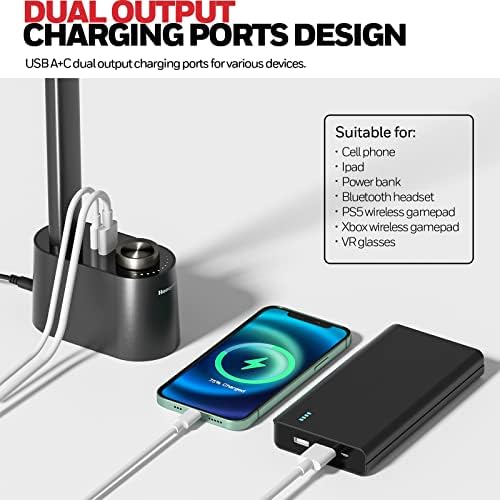 Honeywell H01 Pro LED Desk Lamp, Foldable Desk Light Eye-Caring