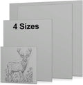 Yeaqee 8 Pcs Mixed Sizes Linoleum Blocks for Printmaking, Gray