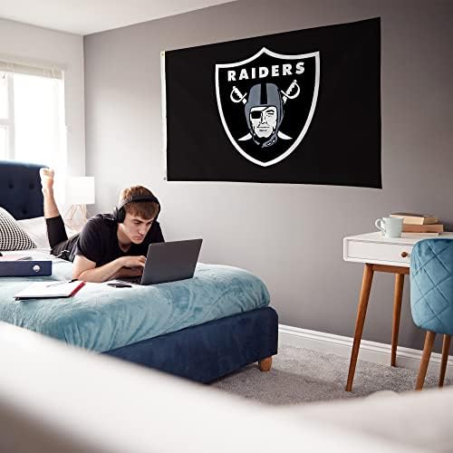 NFL Rico Industries Standard 3' x 5' Banner Flag Single Sided - Indoor or Outdoor - Home Décor