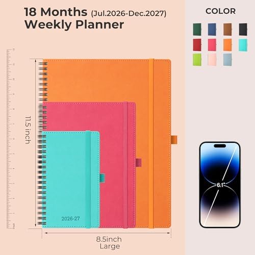 Planner 2026-2027 Daily Daily Weekly and Monthly,11.5"x8.5"