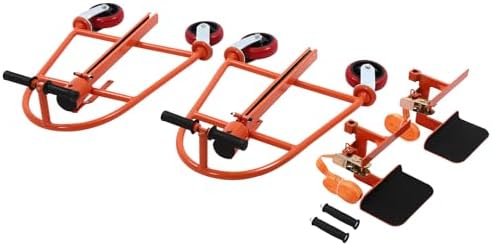 Manual Furniture Move Tool, 1300lbs Split Design Heavy Duty Moving Tool Set Refrigerator Handling Equipment for Moving Offices (Orange)