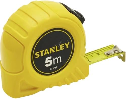 Stanley 1-30-497 Tape Measure, Yellow/Black, 5 m/19 mm