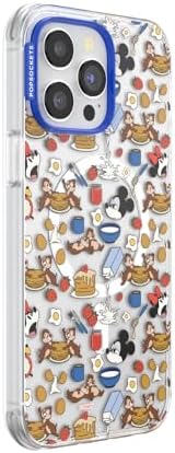 PopSockets iPhone 14 Pro Max Phone Case with MagSafe, Wireless Charging Compatible, Disney - Mickey's Buffet