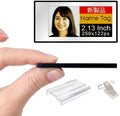 [Santek] EZ Sign NFC E-Paper Display – No Battery, Ultra-Thin 0.13”, Rewritable 4-Color Digital Display, App-Controlled (iOS/Android/PC), IP65 (Silver, 2.13 inch)