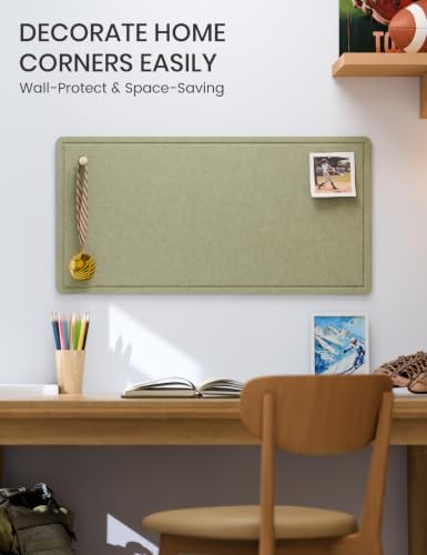 Fluxynara 35" x 17.1" Bulletin Board, Sage