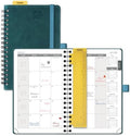 POPRUN 2026-2027 Monthly Planner, 4" x 6.25" Small Agenda,18 Month Calendar