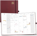 POPRUN Monthly Planner 2027-2028, Large-8" x 10", 18-Month Calendar Book