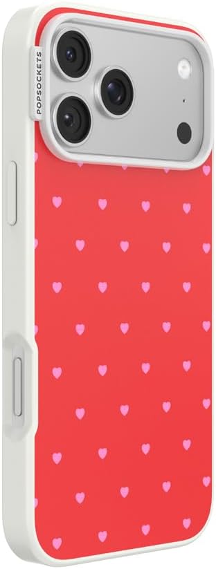 PopSockets iPhone 17 Pro Max Phone Case with MagSafe- Cherry Pop | Magnetic, Wireless Charging, Camera & Drop Protection, Cherry, Fruit, Electronic Accessories, For iPad/Kindle/iPhone/Android