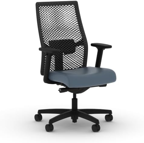 HON Ignition 2.0 ReActiv Ergonomic Office Chair, Lumbar Support, Nimbus