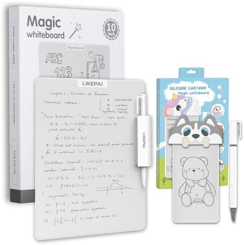 Dog Cartoon Parent-Child Magic Portable Note Pad Set 10+5.5 Inch