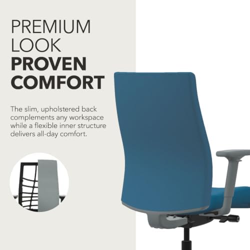 HON Ignition 2.0 Ergonomic Office Chair, Lumbar Support, Peacock