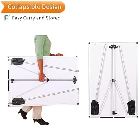 VIZ-PRO Magnetic Whiteboard Easel, 36 x 24 Inches, Portable Dry Erase Board
