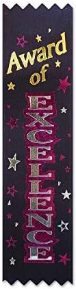 Beistle Award of Excellence Value Ribbons, 11/2 by 61/4-Inch, 30-Pack,Multicolored