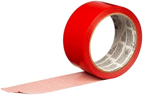 Scotch Duct Tape, Cherry Red, 1.88-Inch by 20-Yard, 6-Pack