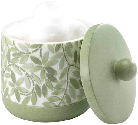 Avanti Linens Accessories Bathroom Essentials, Jar, Green