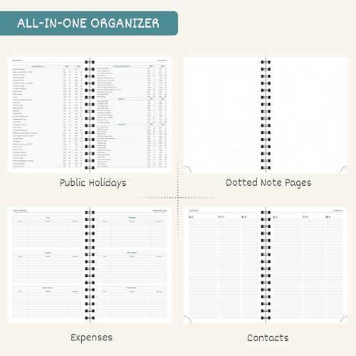 BEZEND 2027 Planner Weekly and Monthly, Daily Calendar Book, Large 8.5"x11"