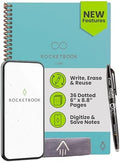 Rocketbook Core Reusable Smart Notebook, Executive Size 6x8.8, Teal