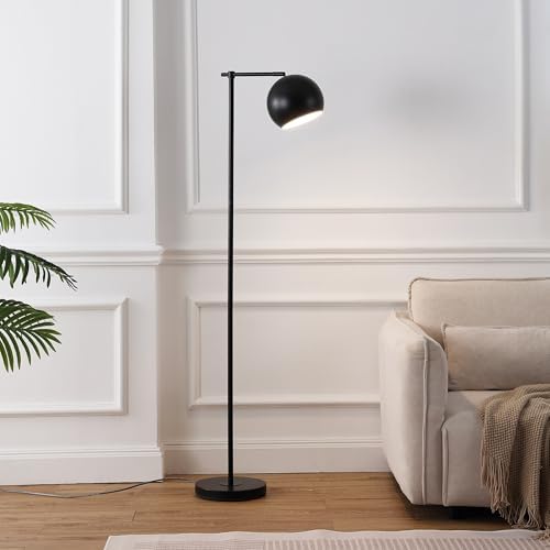 JONATHAN Y Eva Modern Contemporary Floor Lamp 58.5" Metal, Black