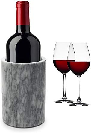 Fox Run Marble Utensil Holder, White Medium