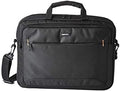 Amazon Basics Laptop Carrying Case with Shoulder Strap, 15.6-inch, Black, Large Capacity Office Work Bag, 10-Pack
